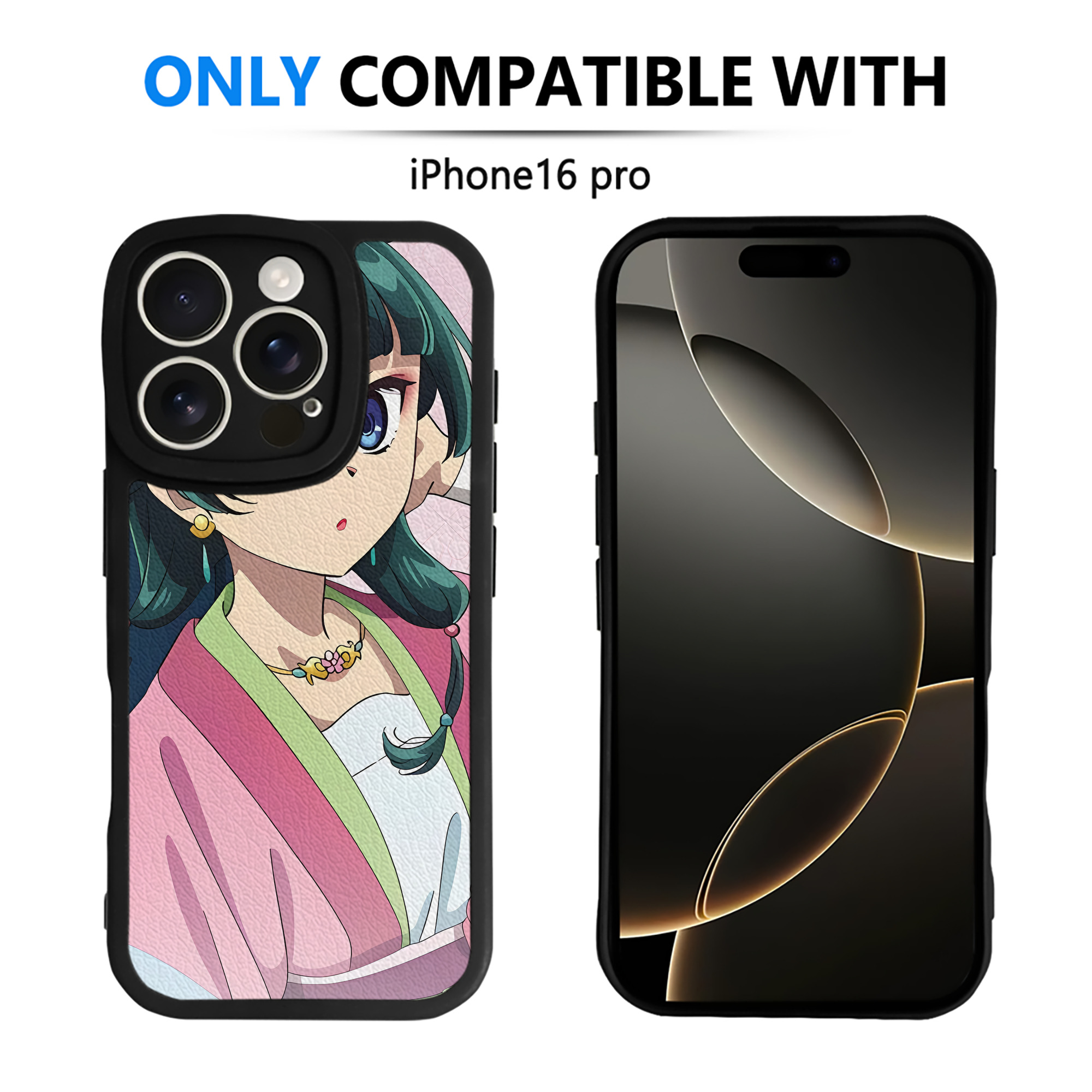薬屋のひとりごと The Apothecary Diaries 【iPhone 16シリーズ対応】シリコンスマホケース（レザー調） 材質：シリコン